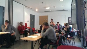 directors hard at work